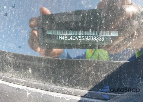 2025 Nissan Altima Sv Fwd из США, поврежденный, VIN 1N4BL4DV5SN338339